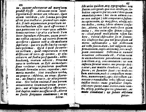 De ratione libros cum profectu legendi libellus, deq. vitanda moribus noxia lectione, oratio Francisci Sacchini e Societate Iesu