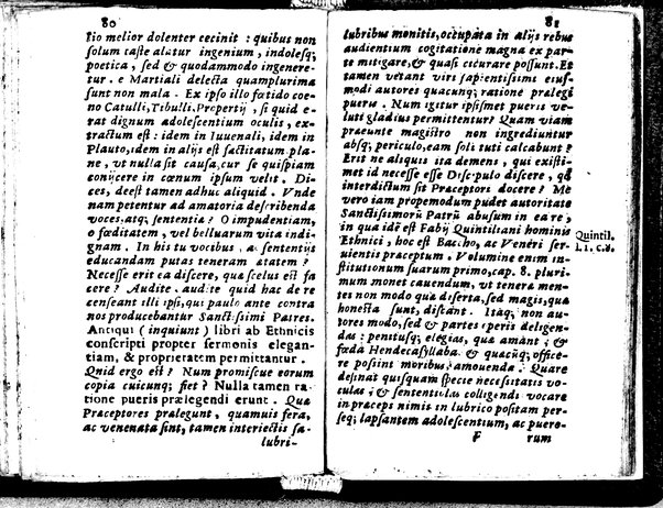 De ratione libros cum profectu legendi libellus, deq. vitanda moribus noxia lectione, oratio Francisci Sacchini e Societate Iesu