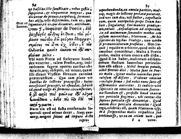 De ratione libros cum profectu legendi libellus, deq. vitanda moribus noxia lectione, oratio Francisci Sacchini e Societate Iesu