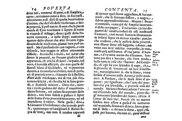 La pouerta contenta descritta, e dedicata a' ricchi non mai contenti dal P. Daniello Bartoli della Compagnia di Giesu