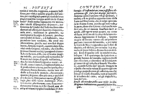 La pouerta contenta descritta, e dedicata a' ricchi non mai contenti dal P. Daniello Bartoli della Compagnia di Giesu