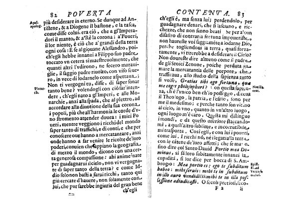 La pouerta contenta descritta, e dedicata a' ricchi non mai contenti dal P. Daniello Bartoli della Compagnia di Giesu