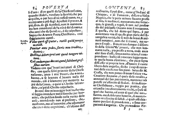 La pouerta contenta descritta, e dedicata a' ricchi non mai contenti dal P. Daniello Bartoli della Compagnia di Giesu