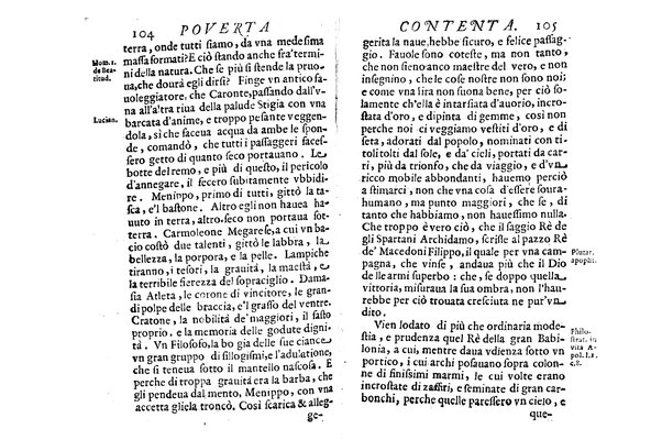 La pouerta contenta descritta, e dedicata a' ricchi non mai contenti dal P. Daniello Bartoli della Compagnia di Giesu