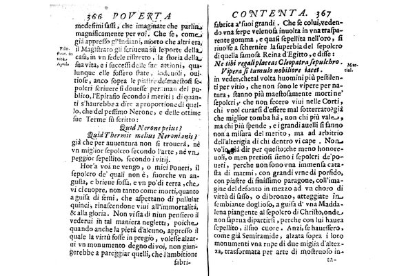 La pouerta contenta descritta, e dedicata a' ricchi non mai contenti dal P. Daniello Bartoli della Compagnia di Giesu