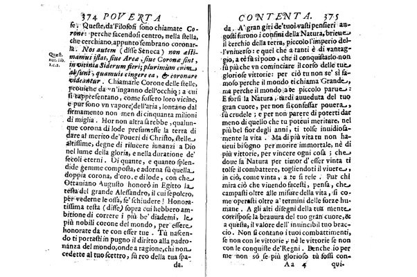 La pouerta contenta descritta, e dedicata a' ricchi non mai contenti dal P. Daniello Bartoli della Compagnia di Giesu