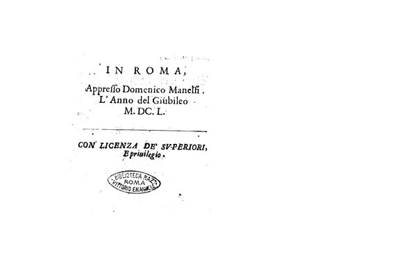 La pouerta contenta descritta, e dedicata a' ricchi non mai contenti dal P. Daniello Bartoli della Compagnia di Giesu