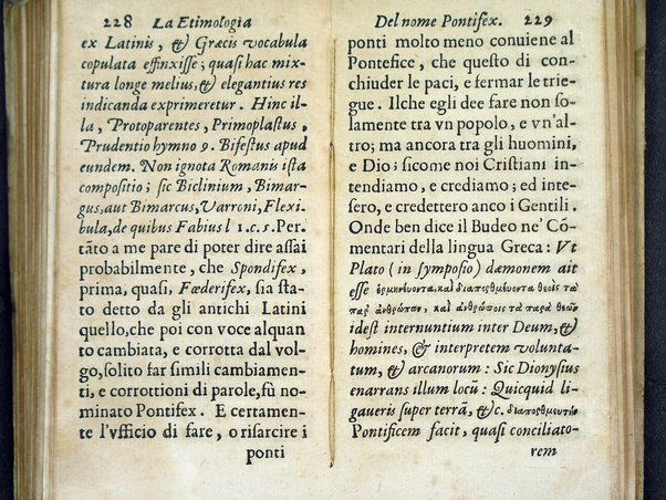 La etimologia de' nomi, papa, e, pontifex. Del sig. Ignatio Bracci preposto di Ricanati, e protonotario apostolico