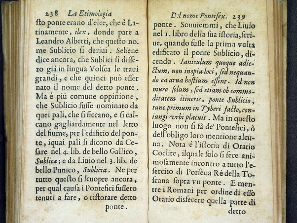 La etimologia de' nomi, papa, e, pontifex. Del sig. Ignatio Bracci preposto di Ricanati, e protonotario apostolico