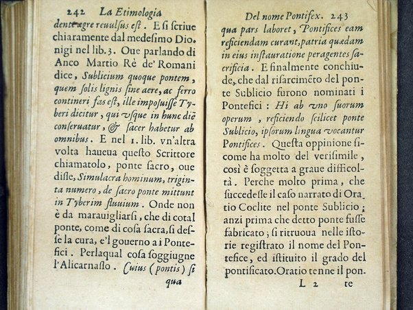 La etimologia de' nomi, papa, e, pontifex. Del sig. Ignatio Bracci preposto di Ricanati, e protonotario apostolico