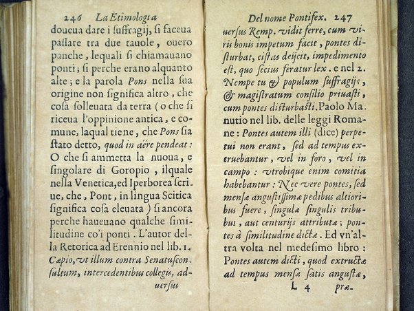 La etimologia de' nomi, papa, e, pontifex. Del sig. Ignatio Bracci preposto di Ricanati, e protonotario apostolico