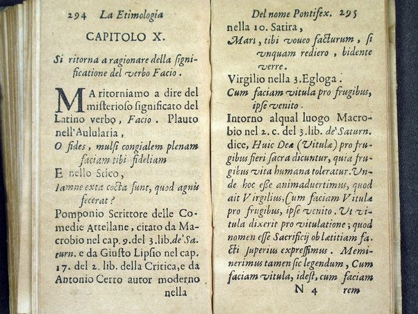 La etimologia de' nomi, papa, e, pontifex. Del sig. Ignatio Bracci preposto di Ricanati, e protonotario apostolico