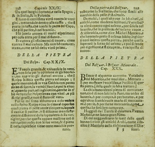 Tesoro delle gioie trattato curioso, nel quale si dichiara breuemente le virtù, qualità, e proprietà delle gioie, come perle, gemme, auori, ... e molt'altre cose più famose, e pregiate di tutti li diligentissimi scrittori antichi, ... lodate, stimate, e conosciute saluteuoli, e medicinali. Raccolto dall'Accademico Ardente Etereo. Reuisto, & accresciuto dall'Academico Cassinense Inquieto