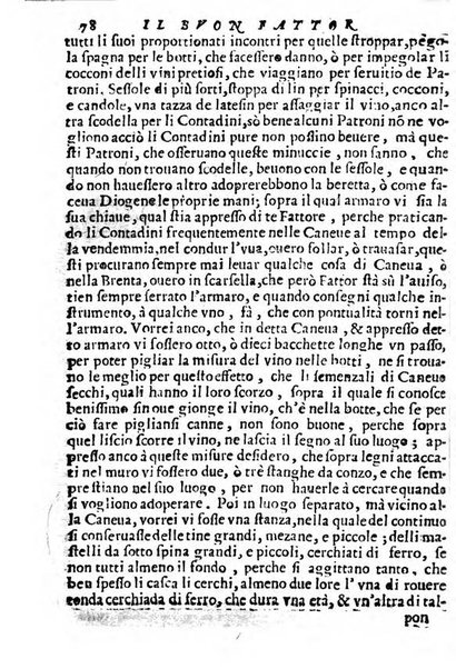 Cento, e dieci ricordi, che formano il buon fattor di villa di Giacomo Agostinetti. Ne' quali si tratta quello, e quanto deue sapere vn buon fattor di villa, ... Et in fine vna raccolta di rimedij per varie infermità di buoi, caualli, & altri animali. ...