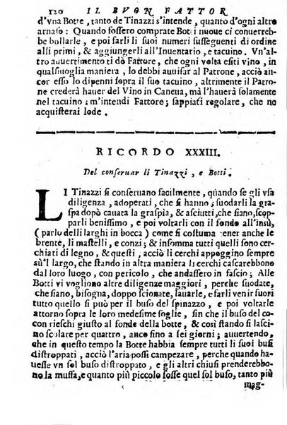 Cento, e dieci ricordi, che formano il buon fattor di villa di Giacomo Agostinetti. Ne' quali si tratta quello, e quanto deue sapere vn buon fattor di villa, ... Et in fine vna raccolta di rimedij per varie infermità di buoi, caualli, & altri animali. ...