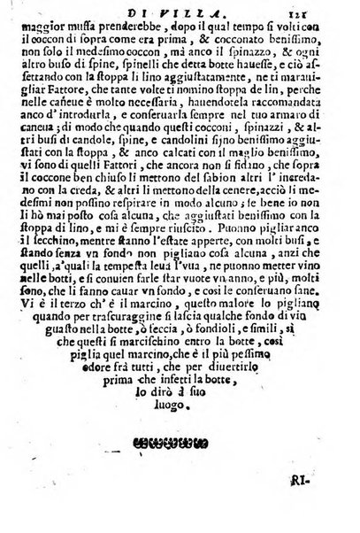 Cento, e dieci ricordi, che formano il buon fattor di villa di Giacomo Agostinetti. Ne' quali si tratta quello, e quanto deue sapere vn buon fattor di villa, ... Et in fine vna raccolta di rimedij per varie infermità di buoi, caualli, & altri animali. ...