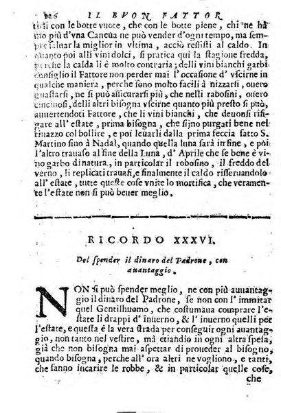 Cento, e dieci ricordi, che formano il buon fattor di villa di Giacomo Agostinetti. Ne' quali si tratta quello, e quanto deue sapere vn buon fattor di villa, ... Et in fine vna raccolta di rimedij per varie infermità di buoi, caualli, & altri animali. ...