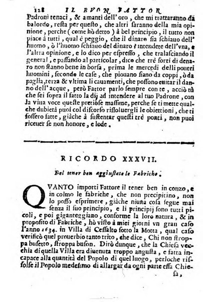 Cento, e dieci ricordi, che formano il buon fattor di villa di Giacomo Agostinetti. Ne' quali si tratta quello, e quanto deue sapere vn buon fattor di villa, ... Et in fine vna raccolta di rimedij per varie infermità di buoi, caualli, & altri animali. ...