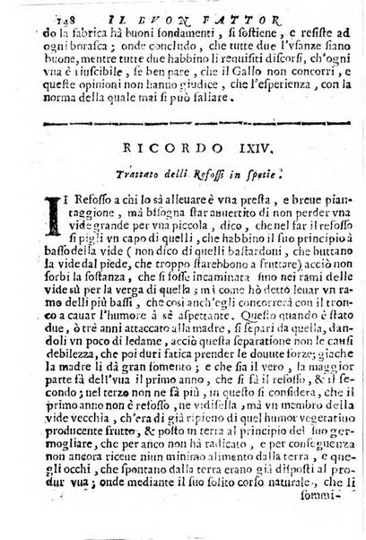 Cento, e dieci ricordi, che formano il buon fattor di villa di Giacomo Agostinetti. Ne' quali si tratta quello, e quanto deue sapere vn buon fattor di villa, ... Et in fine vna raccolta di rimedij per varie infermità di buoi, caualli, & altri animali. ...