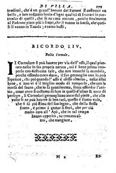 Cento, e dieci ricordi, che formano il buon fattor di villa di Giacomo Agostinetti. Ne' quali si tratta quello, e quanto deue sapere vn buon fattor di villa, ... Et in fine vna raccolta di rimedij per varie infermità di buoi, caualli, & altri animali. ...