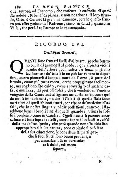 Cento, e dieci ricordi, che formano il buon fattor di villa di Giacomo Agostinetti. Ne' quali si tratta quello, e quanto deue sapere vn buon fattor di villa, ... Et in fine vna raccolta di rimedij per varie infermità di buoi, caualli, & altri animali. ...