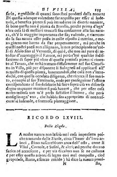 Cento, e dieci ricordi, che formano il buon fattor di villa di Giacomo Agostinetti. Ne' quali si tratta quello, e quanto deue sapere vn buon fattor di villa, ... Et in fine vna raccolta di rimedij per varie infermità di buoi, caualli, & altri animali. ...