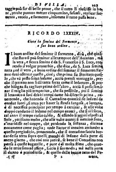 Cento, e dieci ricordi, che formano il buon fattor di villa di Giacomo Agostinetti. Ne' quali si tratta quello, e quanto deue sapere vn buon fattor di villa, ... Et in fine vna raccolta di rimedij per varie infermità di buoi, caualli, & altri animali. ...