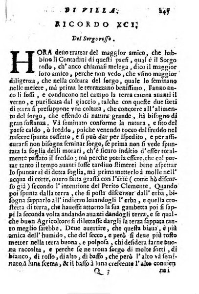 Cento, e dieci ricordi, che formano il buon fattor di villa di Giacomo Agostinetti. Ne' quali si tratta quello, e quanto deue sapere vn buon fattor di villa, ... Et in fine vna raccolta di rimedij per varie infermità di buoi, caualli, & altri animali. ...