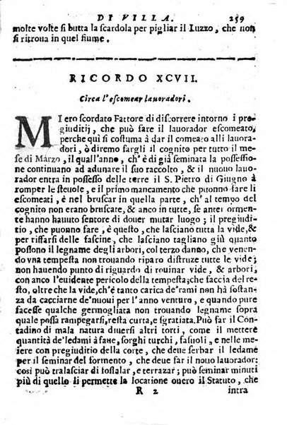 Cento, e dieci ricordi, che formano il buon fattor di villa di Giacomo Agostinetti. Ne' quali si tratta quello, e quanto deue sapere vn buon fattor di villa, ... Et in fine vna raccolta di rimedij per varie infermità di buoi, caualli, & altri animali. ...