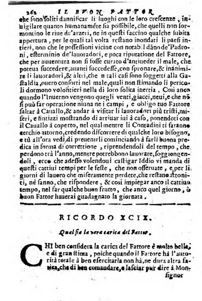 Cento, e dieci ricordi, che formano il buon fattor di villa di Giacomo Agostinetti. Ne' quali si tratta quello, e quanto deue sapere vn buon fattor di villa, ... Et in fine vna raccolta di rimedij per varie infermità di buoi, caualli, & altri animali. ...