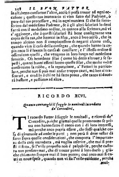 Cento, e dieci ricordi, che formano il buon fattor di villa di Giacomo Agostinetti. Ne' quali si tratta quello, e quanto deue sapere vn buon fattor di villa, ... Et in fine vna raccolta di rimedij per varie infermità di buoi, caualli, & altri animali. ...