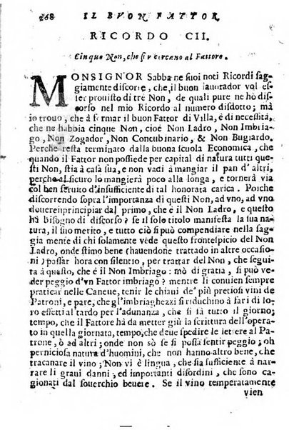 Cento, e dieci ricordi, che formano il buon fattor di villa di Giacomo Agostinetti. Ne' quali si tratta quello, e quanto deue sapere vn buon fattor di villa, ... Et in fine vna raccolta di rimedij per varie infermità di buoi, caualli, & altri animali. ...