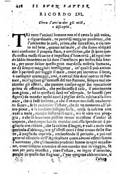 Cento, e dieci ricordi, che formano il buon fattor di villa di Giacomo Agostinetti. Ne' quali si tratta quello, e quanto deue sapere vn buon fattor di villa, ... Et in fine vna raccolta di rimedij per varie infermità di buoi, caualli, & altri animali. ...