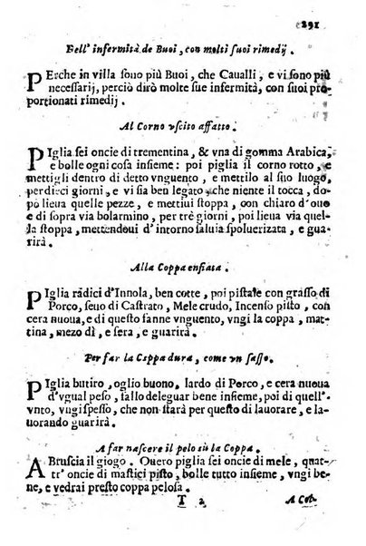 Cento, e dieci ricordi, che formano il buon fattor di villa di Giacomo Agostinetti. Ne' quali si tratta quello, e quanto deue sapere vn buon fattor di villa, ... Et in fine vna raccolta di rimedij per varie infermità di buoi, caualli, & altri animali. ...