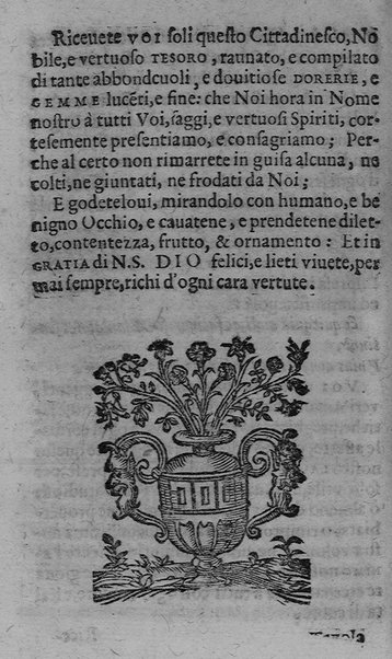 Il tesoro delle gioie, trattato marauiglioso, intorno alle vertuti, e proprieta' più rare di tutte le gioie, perle, ... Raccolto, & ordinato, per Cleandro Arnobio Academico Ardente Etereo: et hora in questi nouelli giorni dato alla luce del mondo; da Archangelo Riccio. ...