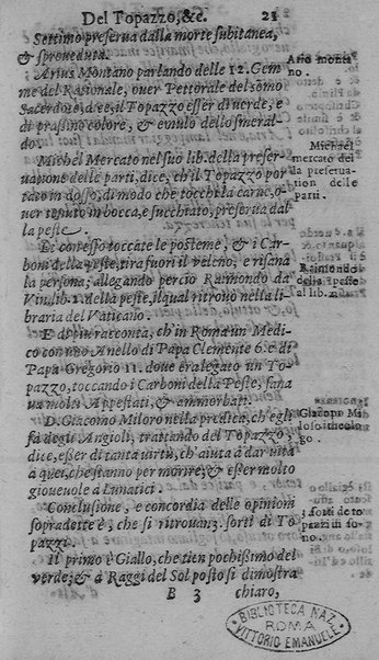 Il tesoro delle gioie, trattato marauiglioso, intorno alle vertuti, e proprieta' più rare di tutte le gioie, perle, ... Raccolto, & ordinato, per Cleandro Arnobio Academico Ardente Etereo: et hora in questi nouelli giorni dato alla luce del mondo; da Archangelo Riccio. ...