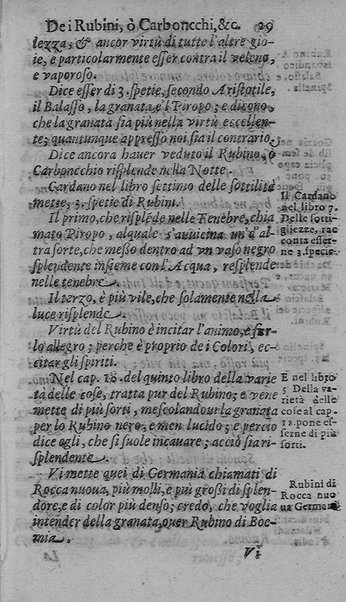 Il tesoro delle gioie, trattato marauiglioso, intorno alle vertuti, e proprieta' più rare di tutte le gioie, perle, ... Raccolto, & ordinato, per Cleandro Arnobio Academico Ardente Etereo: et hora in questi nouelli giorni dato alla luce del mondo; da Archangelo Riccio. ...