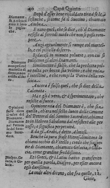 Il tesoro delle gioie, trattato marauiglioso, intorno alle vertuti, e proprieta' più rare di tutte le gioie, perle, ... Raccolto, & ordinato, per Cleandro Arnobio Academico Ardente Etereo: et hora in questi nouelli giorni dato alla luce del mondo; da Archangelo Riccio. ...