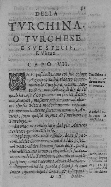 Il tesoro delle gioie, trattato marauiglioso, intorno alle vertuti, e proprieta' più rare di tutte le gioie, perle, ... Raccolto, & ordinato, per Cleandro Arnobio Academico Ardente Etereo: et hora in questi nouelli giorni dato alla luce del mondo; da Archangelo Riccio. ...