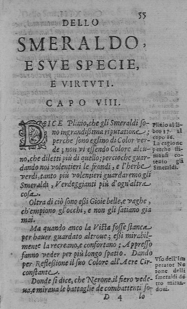 Il tesoro delle gioie, trattato marauiglioso, intorno alle vertuti, e proprieta' più rare di tutte le gioie, perle, ... Raccolto, & ordinato, per Cleandro Arnobio Academico Ardente Etereo: et hora in questi nouelli giorni dato alla luce del mondo; da Archangelo Riccio. ...