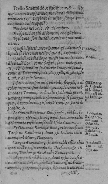 Il tesoro delle gioie, trattato marauiglioso, intorno alle vertuti, e proprieta' più rare di tutte le gioie, perle, ... Raccolto, & ordinato, per Cleandro Arnobio Academico Ardente Etereo: et hora in questi nouelli giorni dato alla luce del mondo; da Archangelo Riccio. ...