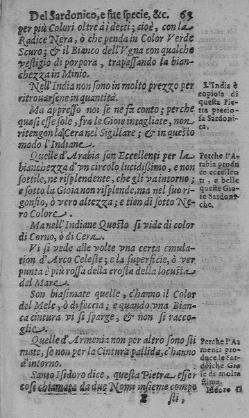 Il tesoro delle gioie, trattato marauiglioso, intorno alle vertuti, e proprieta' più rare di tutte le gioie, perle, ... Raccolto, & ordinato, per Cleandro Arnobio Academico Ardente Etereo: et hora in questi nouelli giorni dato alla luce del mondo; da Archangelo Riccio. ...