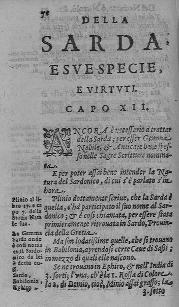 Il tesoro delle gioie, trattato marauiglioso, intorno alle vertuti, e proprieta' più rare di tutte le gioie, perle, ... Raccolto, & ordinato, per Cleandro Arnobio Academico Ardente Etereo: et hora in questi nouelli giorni dato alla luce del mondo; da Archangelo Riccio. ...