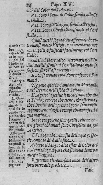 Il tesoro delle gioie, trattato marauiglioso, intorno alle vertuti, e proprieta' più rare di tutte le gioie, perle, ... Raccolto, & ordinato, per Cleandro Arnobio Academico Ardente Etereo: et hora in questi nouelli giorni dato alla luce del mondo; da Archangelo Riccio. ...