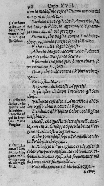 Il tesoro delle gioie, trattato marauiglioso, intorno alle vertuti, e proprieta' più rare di tutte le gioie, perle, ... Raccolto, & ordinato, per Cleandro Arnobio Academico Ardente Etereo: et hora in questi nouelli giorni dato alla luce del mondo; da Archangelo Riccio. ...