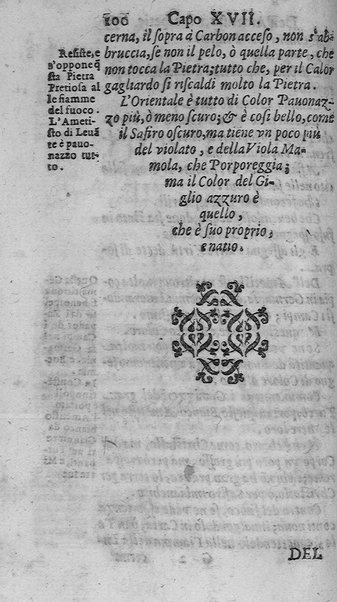 Il tesoro delle gioie, trattato marauiglioso, intorno alle vertuti, e proprieta' più rare di tutte le gioie, perle, ... Raccolto, & ordinato, per Cleandro Arnobio Academico Ardente Etereo: et hora in questi nouelli giorni dato alla luce del mondo; da Archangelo Riccio. ...