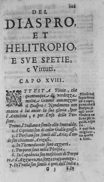 Il tesoro delle gioie, trattato marauiglioso, intorno alle vertuti, e proprieta' più rare di tutte le gioie, perle, ... Raccolto, & ordinato, per Cleandro Arnobio Academico Ardente Etereo: et hora in questi nouelli giorni dato alla luce del mondo; da Archangelo Riccio. ...