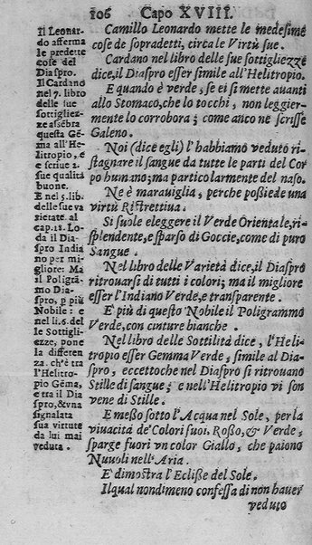 Il tesoro delle gioie, trattato marauiglioso, intorno alle vertuti, e proprieta' più rare di tutte le gioie, perle, ... Raccolto, & ordinato, per Cleandro Arnobio Academico Ardente Etereo: et hora in questi nouelli giorni dato alla luce del mondo; da Archangelo Riccio. ...