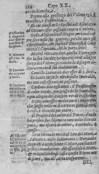 Il tesoro delle gioie, trattato marauiglioso, intorno alle vertuti, e proprieta' più rare di tutte le gioie, perle, ... Raccolto, & ordinato, per Cleandro Arnobio Academico Ardente Etereo: et hora in questi nouelli giorni dato alla luce del mondo; da Archangelo Riccio. ...