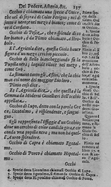 Il tesoro delle gioie, trattato marauiglioso, intorno alle vertuti, e proprieta' più rare di tutte le gioie, perle, ... Raccolto, & ordinato, per Cleandro Arnobio Academico Ardente Etereo: et hora in questi nouelli giorni dato alla luce del mondo; da Archangelo Riccio. ...